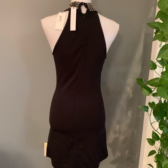 NWT! Sanctuary Black Beaded Dress~Size XS - Picture 5 of 7